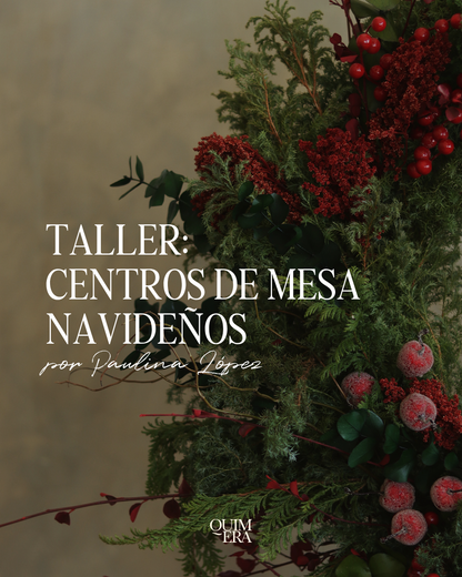TALLER: CENTROS DE MESA NAVIDEÑOS