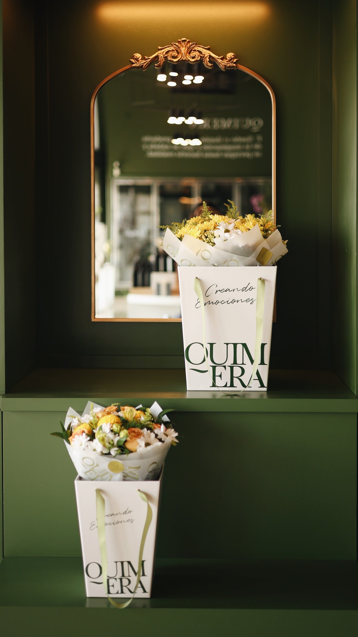 ATADO FLORES AMARILLAS GRANDE