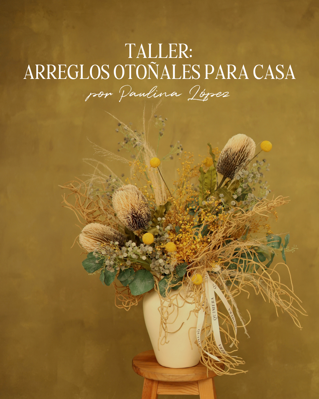 TALLER: ARREGLOS OTOÑALES PARA CASA